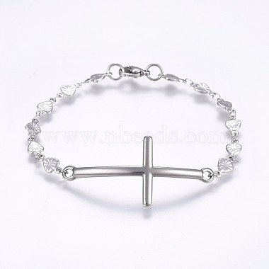 304 Stainless Steel Link Bracelets(BJEW-F330-11P)-2