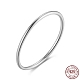 Rhodium Plated 925 Sterling Silver Thin Finger Rings(RJEW-C064-03B-P)-1