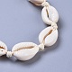 Colliers de perles coquille cauris(X-NJEW-JN02397-01)-2