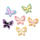 Two Tone Printed Opaque Resin Cabochons(RE-CBABBBE-04)-1