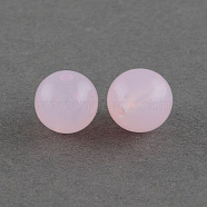 Imitation Jelly Acrylic Beads, Round, Plum, 8mm, Hole: 1.5mm, about 1700pcs/500g(SACR-R836-8mm-09)