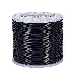 Round Aluminum Wire, Black, 20 Gauge, 0.8mm, about 770.99 Feet(235m)/roll(AW-BC0001-0.8mm-09)