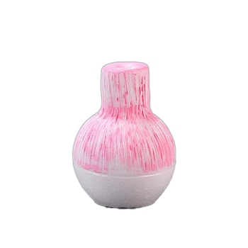 Resin Vase Model, Micro Landscape Dollhouse Accessories, Pretending Prop Decorations, Pearl Pink, 40x30mm