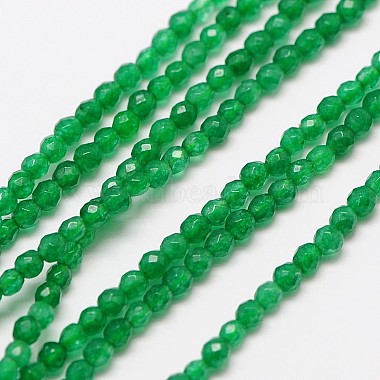 Medium Sea Green Round Natural Agate Beads