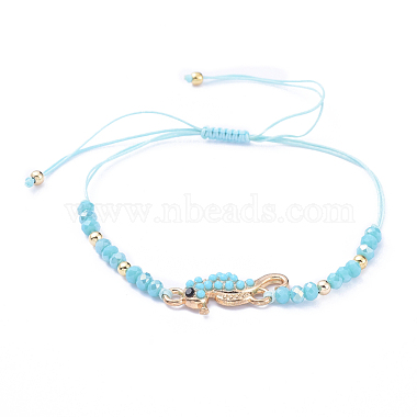 Dark Turquoise Glass Bracelets