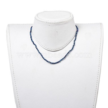 Electroplate Glass Beaded Necklaces(NJEW-JN02793)-5