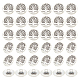 60Pcs Zinc Metal Alloy Shank Buttons(FIND-OC0002-08)-1