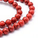 Synthetic Howlite Bead Strand(G-E439-8mm-01A)-1
