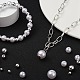 Kit de perles rondes 461 pièces pour la fabrication de bracelets de bricolage(DIY-YW0004-45S)-6