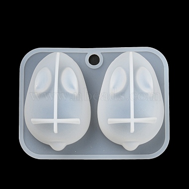 3D Rabbit Food Grade Silicone Molds(DIY-F147-01)-4