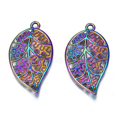 Pendentifs en alliage de couleur arc-en-ciel(PALLOY-N156-188-NR)-2