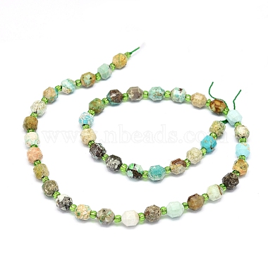 Natural Turquoise Beads Strands(G-O201B-38)-2
