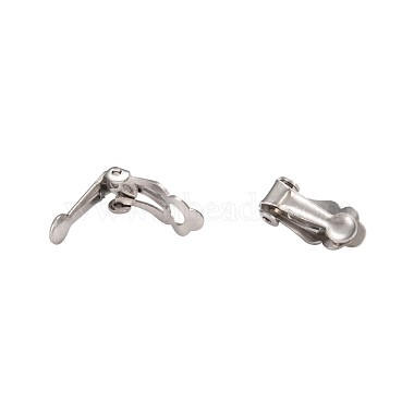 304 Stainless Steel Clip-On Earrings Findings(STAS-Q185-01)-2
