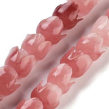 Pale Violet Red Flower Other Sea Shell Beads