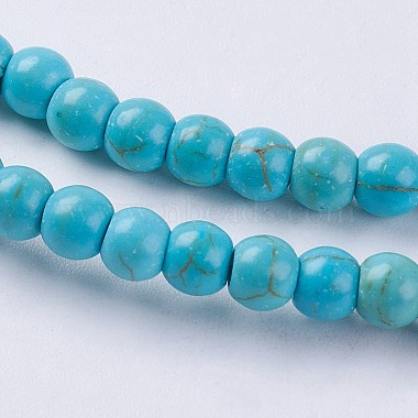 Chapelets de perles en turquoise synthétique(G-E456-45A-4mm)-3