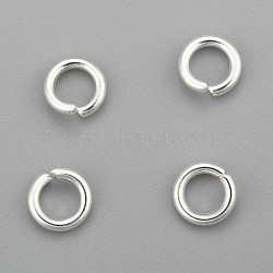 304 Stainless Steel Jump Rings, Open Jump Rings, Silver, 6x1.2mm, Inner Diameter: 4mm(STAS-H380-09S-G)