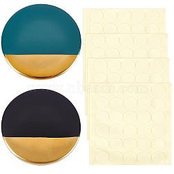 DIY Scrapbook Making Kits, Including Porcelain Cup Mat & Gift Tag Labels Self-Adhesive Present Stickers, Mixed Color, 96x8mm, 2 colors, 1pc/color, 2pcs(DIY-CP0005-09A)