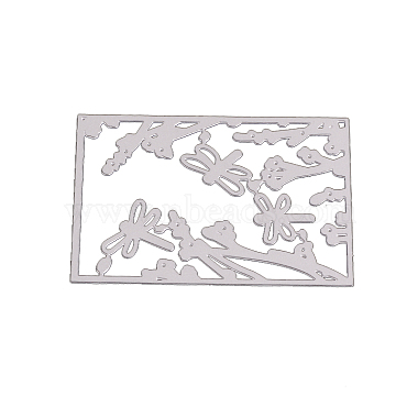 Rectangle with Dragonfly Frame Carbon Steel Cutting Dies Stencils(DIY-F028-34)-4