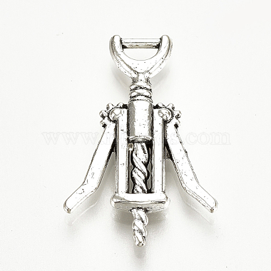 Tibetan Style Alloy Pendants(TIBE-T007-39AS-LF)-2