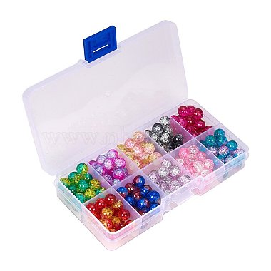Round Transparent Crackle Glass Beads(CCG-X0006-B)-2