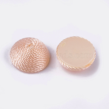 Polyester Thread Fabric Cabochons(WOVE-T008-02B-03)-3