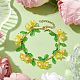 Flower Glass & Acrylic Charm Bracelets(BJEW-JB10443-05)-2