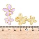 Valentine's Day Brass Dangle Stud Earrings(EJEW-D359-02G)-5