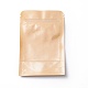 Eco-friendly Biodegradable Kraft Paper Packaging Zip Lock Paper Bag(CARB-P002-04)-1