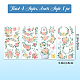 Floral PVC Waterproof Decorative Stickers(DIY-WH0404-012)-3
