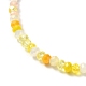 Faceted Round Glass Beads Stretch Bracelet for Teen Girl Women(BJEW-JB07072-05)-3