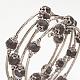 Natural Gemstone Wrap Bracelets(BJEW-JB02649)-3