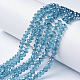 Electroplate Transparent Glass Beads Strands(EGLA-A034-T6mm-F17)-1