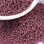 MIYUKI Round Rocailles Beads, Japanese Seed Beads, (RR4468) Duracoat Dyed Opaque Pansy, 15/0, 1.5mm, Hole: 0.7mm, about 5555pcs/bottle, 10g/bottle(SEED-JP0010-RR4468)