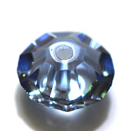 Imitation Austrian Crystal Beads, Grade AAA, Faceted, Flat Round, Light Sky Blue, 4.5x2.5mm, Hole: 0.7~0.9mm(SWAR-F061-2x5mm-14)