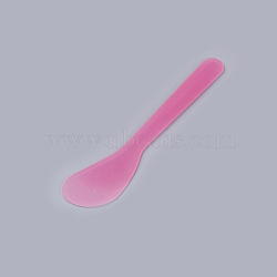 Transparency Facial Mask Stick, Cosmetic Spatula Scoop, DIY Face Mask Spoon, Beauty Makeup Sticks Mud Mixing Tools, Plum, 125x26mm(MRMJ-WH0005-A02)