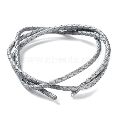 3mm Silver Leather Thread & Cord