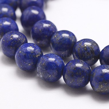 Natural Lapis Lazuli Bead Strands(G-G953-03-8mm)-6