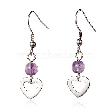 Purple Amethyst Earrings