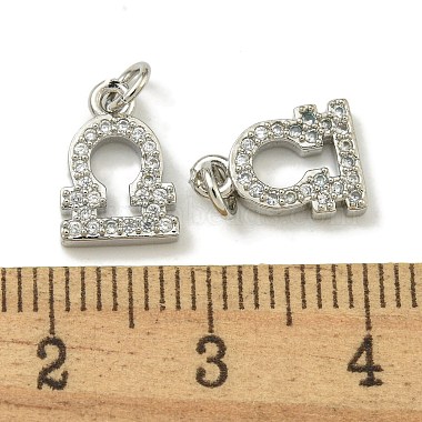 Placage de crémaillère en laiton micro pavé pendentifs en zircone cubique(KK-K386-02C-P)-3