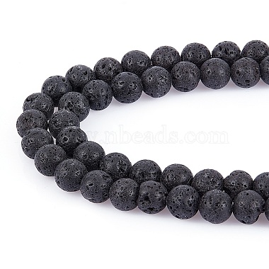 Synthetic Lava Rock Beads Strands(X-G-S277-8mm-01)-4