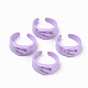 Spray Painted Alloy Cuff Rings(RJEW-T011-34F-RS)-1