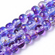 Transparent Spray Painted Glass Bead Strands(X-GLAA-N035-03A-B03)-1