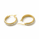 Crystal Rhinestone Hoop Earrings(EJEW-M214-16C-G)-1