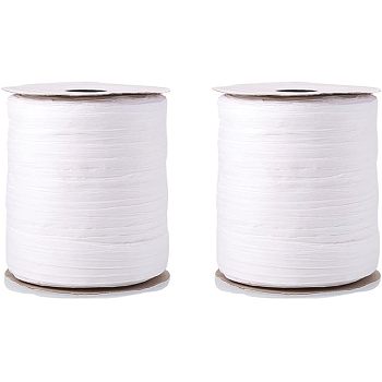 PandaHall Elite Paper Cords for DIY Jewelry Making, Paper Twine, White, 6mm, about 99.51 yards(91m)/roll