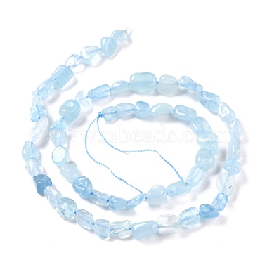Natural Aquamarine Beads Strands(G-G018-69)-2