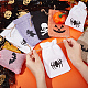 24Pcs 6 Colors  Halloween Burlap Packing Pouches Drawstring Bags(ABAG-BC0001-49)-3