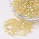 6/0 Transparent Rainbow Colours Round Glass Seed Beads(X-SEED-A007-4mm-162)-1