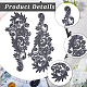 Polyester Embroidery Flower Lace Appliques(DIY-WH0409-63)-6