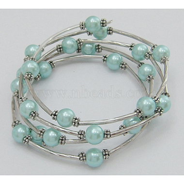 SkyBlue Glass Bracelets