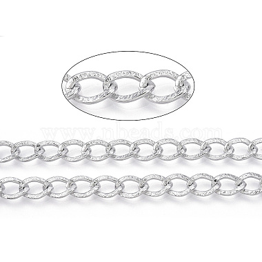 Aluminium Textured Curb Chains(CHA-T001-45S)-4